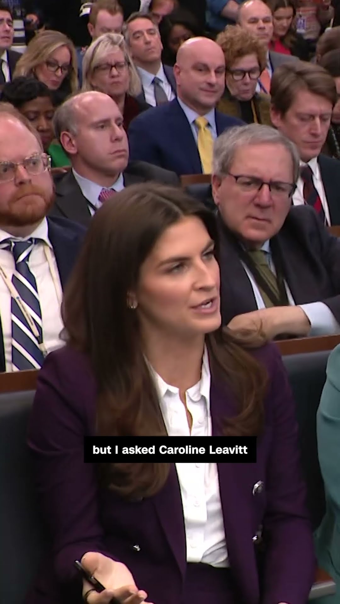 Inside Karoline Leavitt's first White House briefing