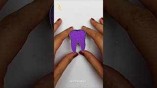 🦷 Kinetic Sand Cutting ASMR SHAPES Satisfying Video #shorts