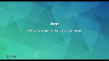 Add your employees as CRM users in Vtiger CRM software