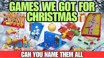 Can You Name Them The Games We Got For Christmas?