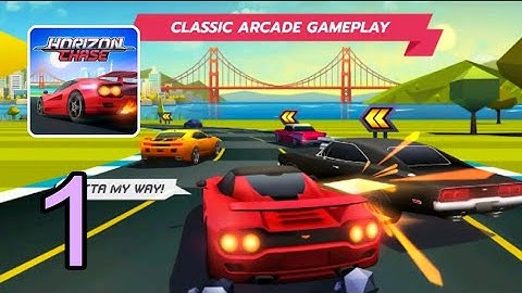 Horizon Chase - Arcade Racing | First Look Gameplay (Android, iOS)