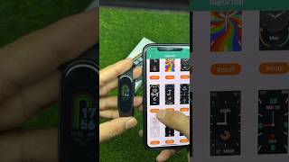 How to connect M8 Band in your phone | How to add a wallpaper in M8 Smart Watch m8 smartwatch