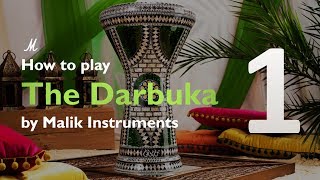 How to play the Darbuka: Beginners Course, Darbuka Lesson #1 (The basic strokes)