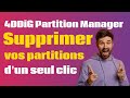Supprimer des partitions avec 4DDiG Partition Manager