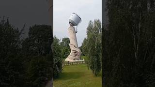 Ещё одна водонапорная башня взорвана в Ушачах, Витебской области #новости #беларусь