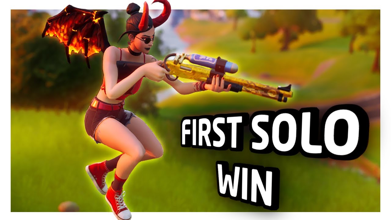 First Solo WIN of FORTNITE Chapter 2 Season 3 - YouTube