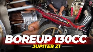 BOREUP 130CC YAMAHA JUPITER Z LAWAS!! | MOTOR TUA EMANG MASIH PUNGSI?