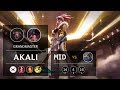Akali Mid vs Yasuo - KR Grandmaster Patch 9.15