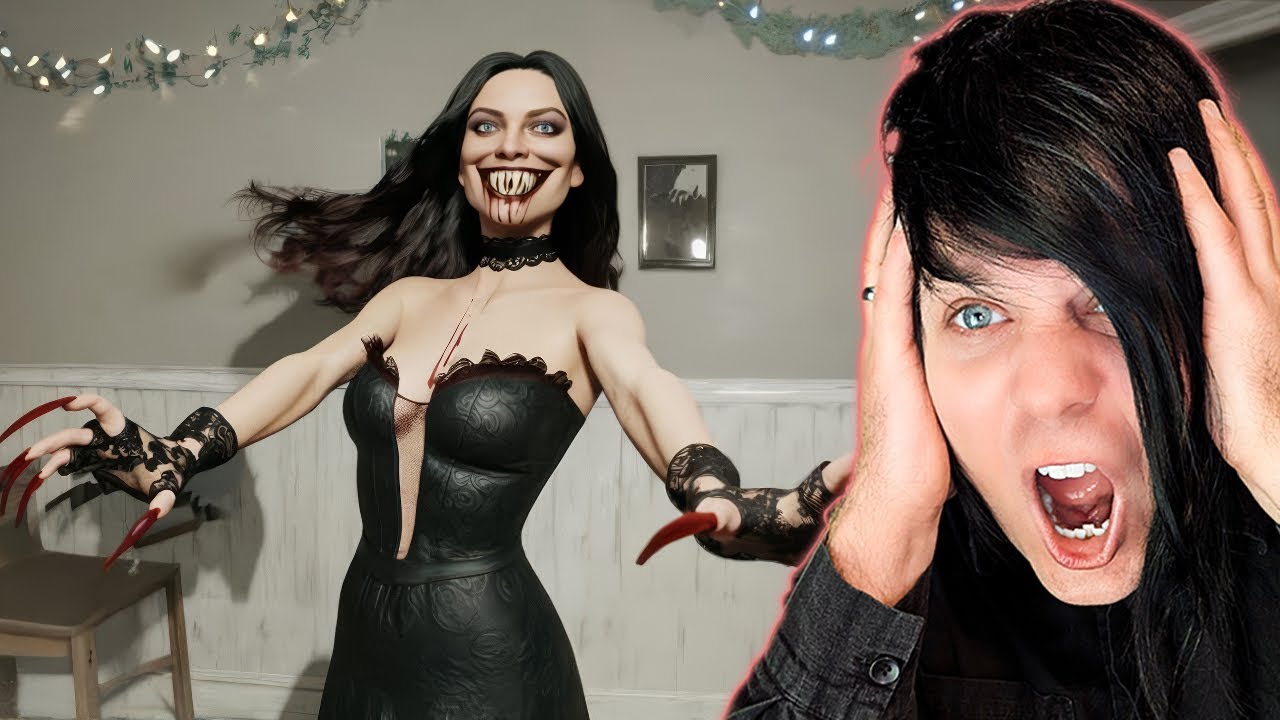 CRAZY EX GF WANTS YOU BACK - xmas horror game crimson snow