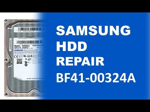 Samsung HD256GJ  HD322GJ   BF41 00324A   Repair And Data Recovery