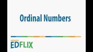 HCPS-On-Line: OrdinalNumbers