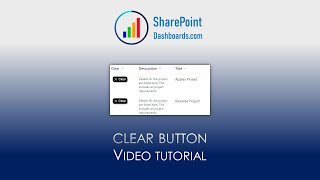 Clear Button in SharePoint Online Microsoft Lists Modern List View