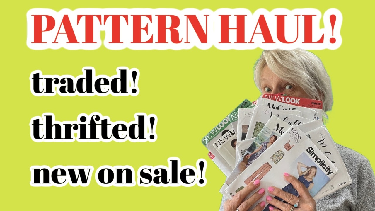Vintage & Thrifted Sewing Patterns You Need to See! Plus Traded