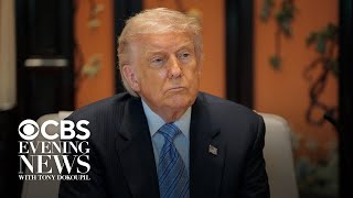 Trump's approval ratings on the economy continue to fall in latest CBS News poll