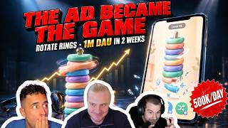 💍 Rotate Rings was a FAKE ad for a YEAR. Now it's a GAME With 1M DAU in 2 Weeks screenshot 4