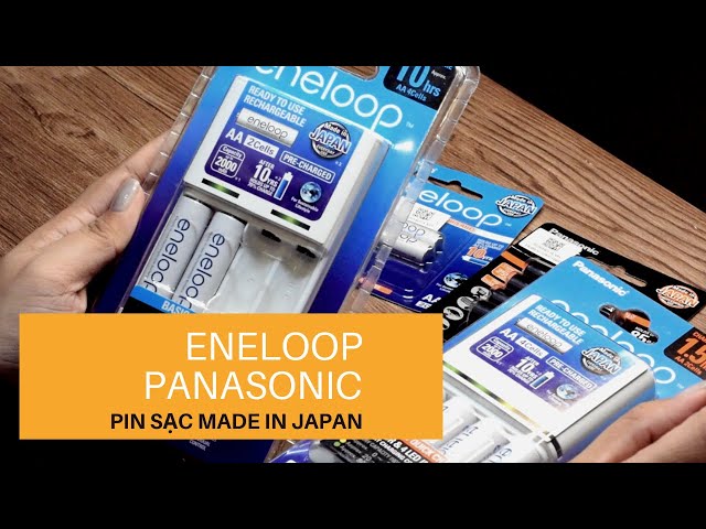 Pin sạc Eneloop Panasonic AA, AAA chính hãng mua ở đâu Hà Nội