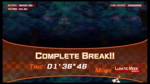 [Touhou] Azure Reflections Nitori Complete Break [Reimu Lunatic]