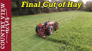 Final cutting of hay. Will the Sicklebar mower do a good job?