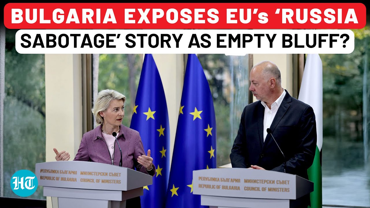 Ursula Von Der Leyen Left Red-Faced As Bulgaria Rejects Russia Theory, Says 'Mess of Information'