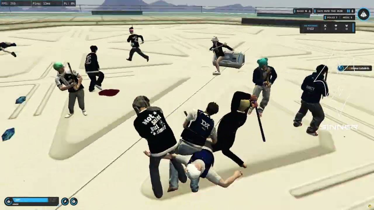 T!NE - “ไว้ลองกันใหม่“ | Highlightfivem | Fivem Montage |#colinfirth #xeric #fivem