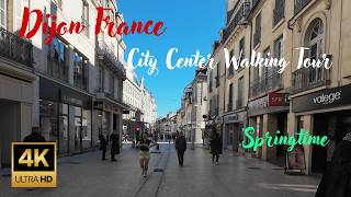 Dijon France City Center Walk Through – In Spring