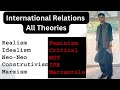 International relations all theories  ir complete theories