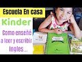 Como enseñé a leer y escribir Ingles a mi niña de Kinder con TG&TB/Homeschooling KINDER