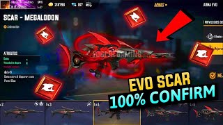 I Got New MEGALODON ALPHA SCAR Gun Skin Free Fire 2021 | HOW TO GET SCAR MEGALODON PERMANENT BY BSD