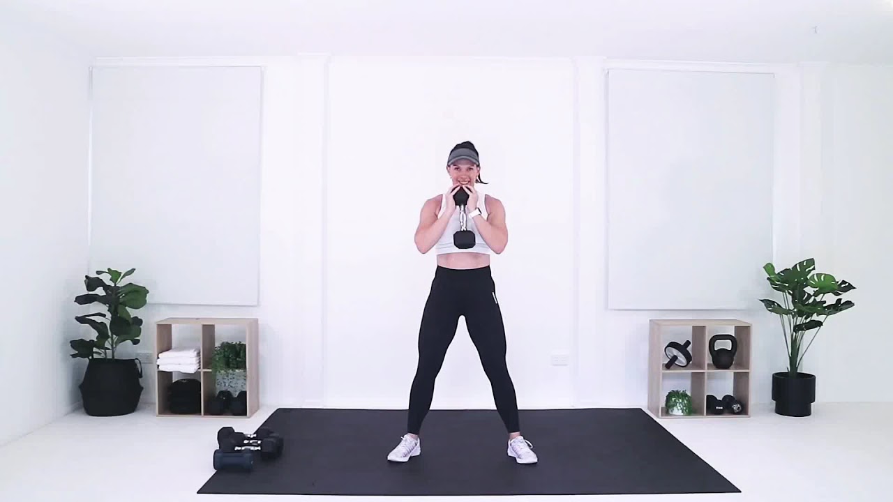 Dumbbell Goblet Sumo Squat - YouTube
