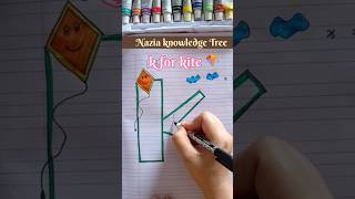 practice of letter k #writingskills #learningskills #education #homeschoolingfun