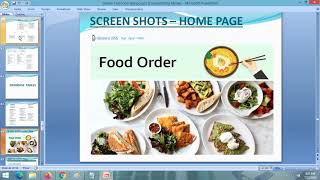 PPT  - Fast Food Ordering System (Multi Vendor)  || Django Project PPT