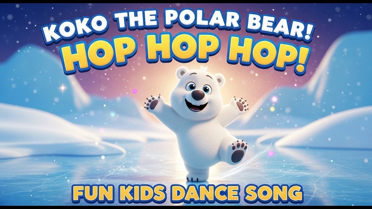Dance with Koko the Polar Bear 🐻‍ ️ ️ | Fun Kids Dance Song - YouTube