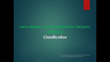 VTU DM&DW 18CS641 M4 L5