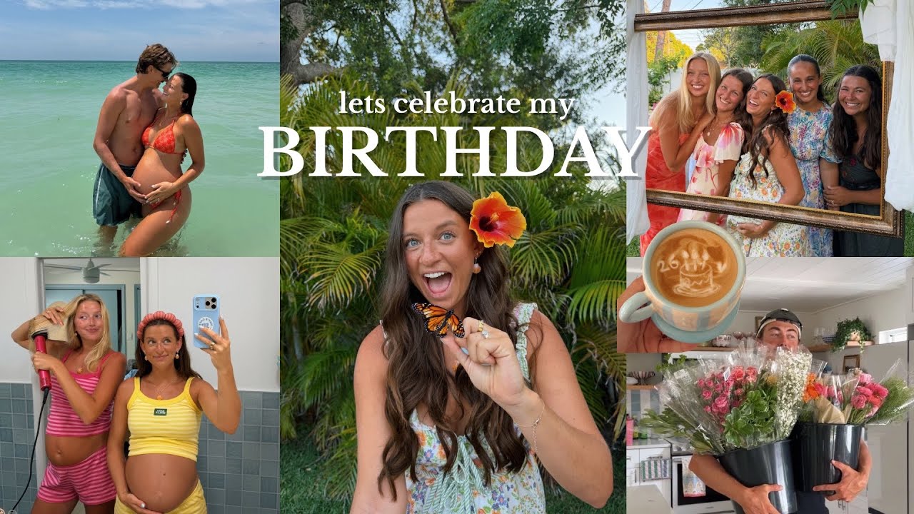 spend my dream birthday with me: garden party, beach day, and friends!!
