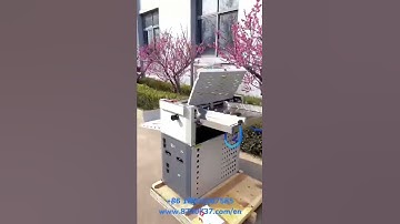 Sticker half cutting and perforating and creasing machine