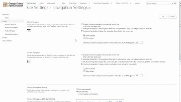 SharePoint - Manually Sorting Global Navigation