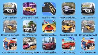 주차, 운전 및 주차, 교통 상황 주행, 실제 자동차 운전, 운전 학교, 주차 멀티플레이어 screenshot 1