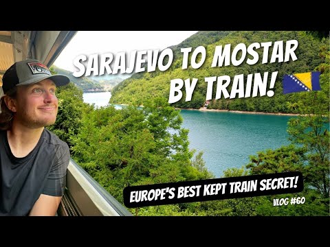 TRAVEL DAY || This Is The SARAJEVO To MOSTAR TRAIN Experience!🇧🇦