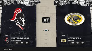 Exeter-West Greenwich Scarlet Knights (Rhode Island) Vs St Francis Academy Panthers (Maryland)
