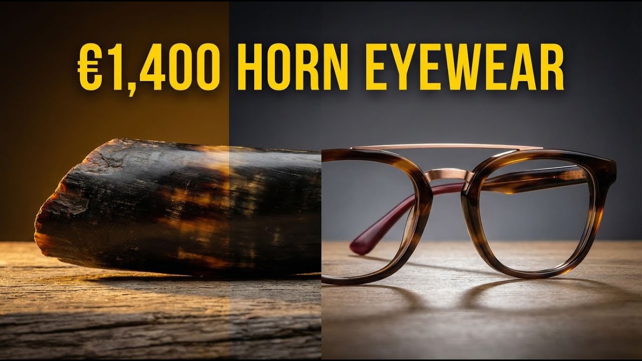 Thai Buffalo Horn Eyewear: Watch-Strap Precision Applied to Living Material | Nilsson Bespoke