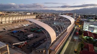 Parte 1: Avances costado norte del Nuevo Estadio Eladio Rosabal Cordero 