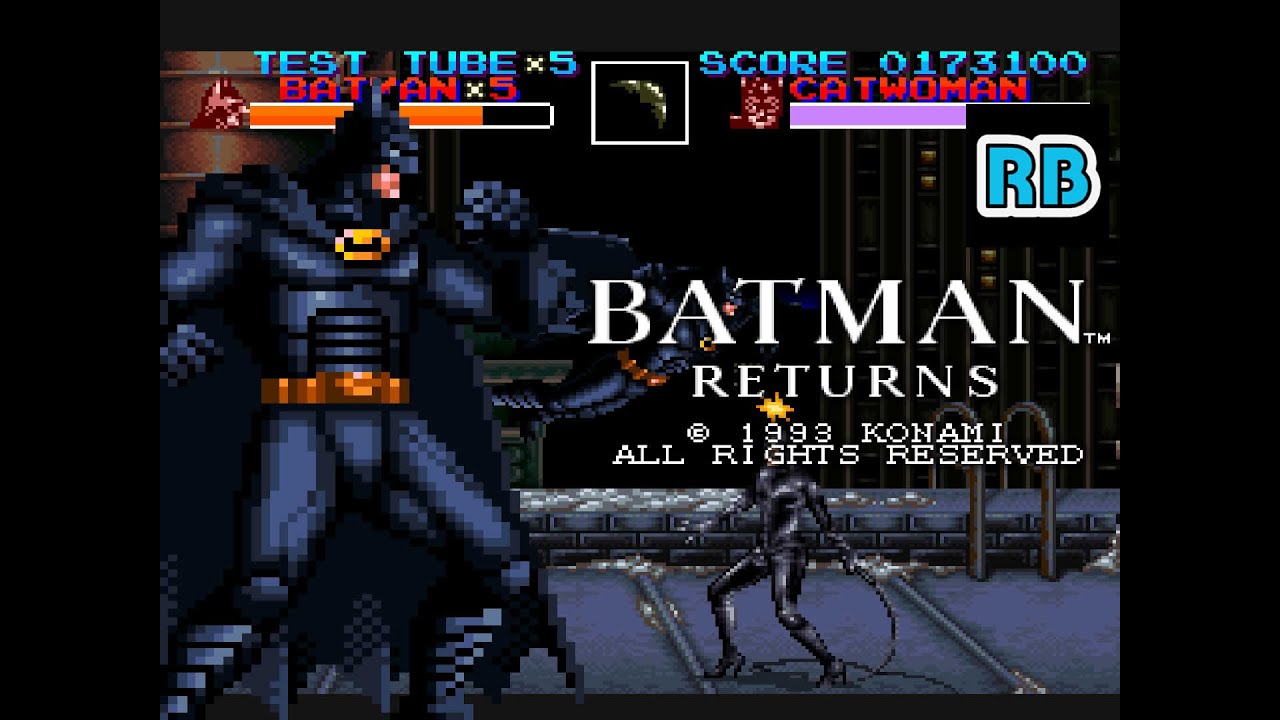 1993 [60fps] SNES Batman Returns ALL - YouTube