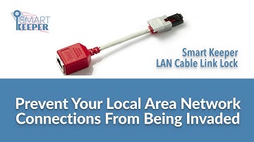 How to LOCK-DOWN Cables to Ports & Prevent Network Intrusion w/SmartKeeperWorld Link Lock Technology