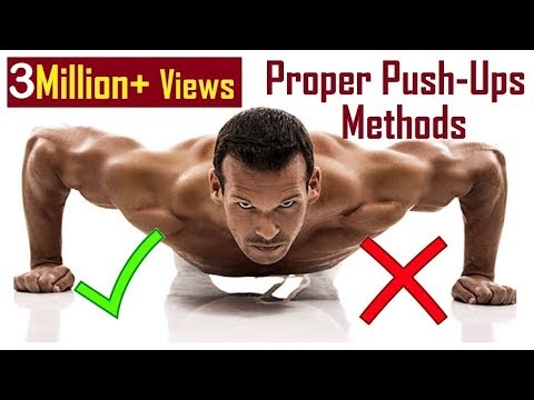 Tips for Perfect Push-Ups | Correct position & way of Doing (Men or Women) |in Hindi
