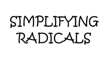 Simplifying Radicals (Easy Steps) by Bright Lab Tutorials