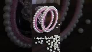 White pearl bangles                        https://www.meesho.com/Pushpafashionfactory?_ms=3.0.2