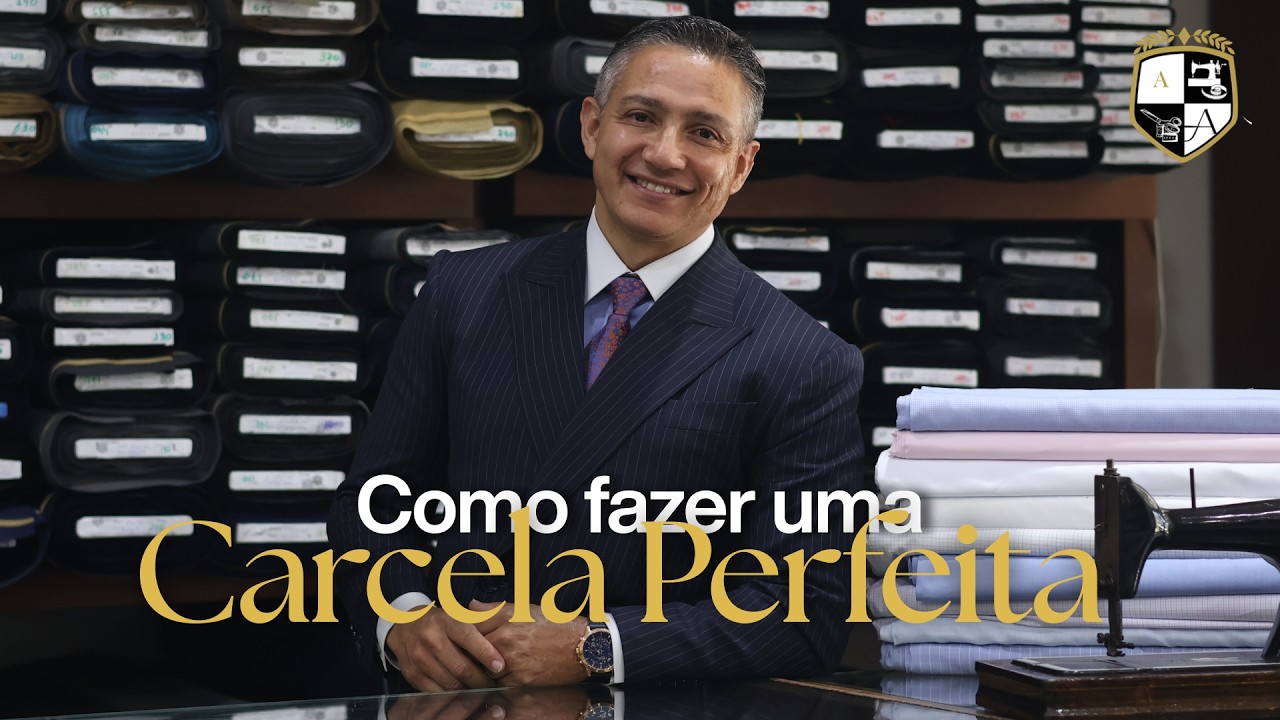 Como fazer uma carcela PERFEITA l Academia da Alfaiataria