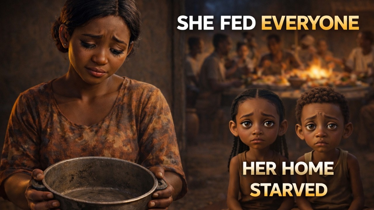 She Fed the Whole Village…But Her Children Starved#africanfolktales  #africanstory #storytime