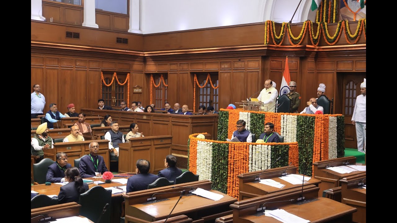 Address of the Hon’ble Lt. Governor to the First Session of the Eight Legislative Assembly of National Capital…