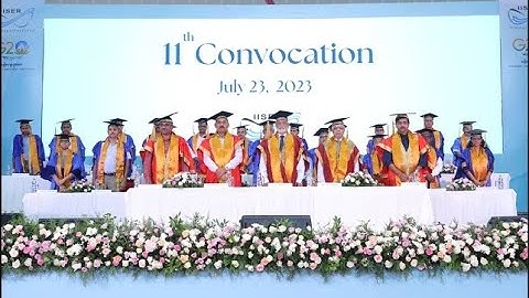 IISER TVM 11th Convocation 2023 Highlights